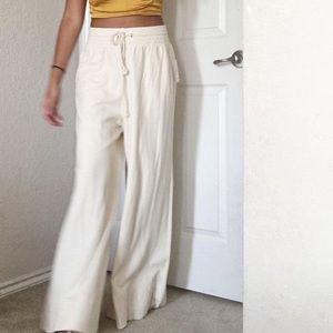 Free people wide leg pants